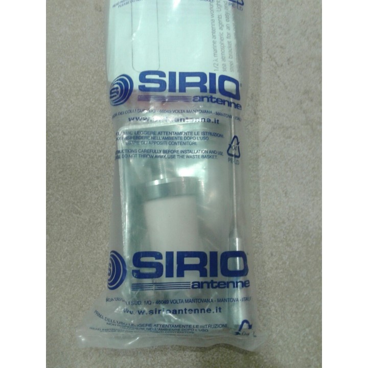 Antena sirio VHF Marina SB-2S (156-163mhz) 100 vatios, 2.15 Dbi