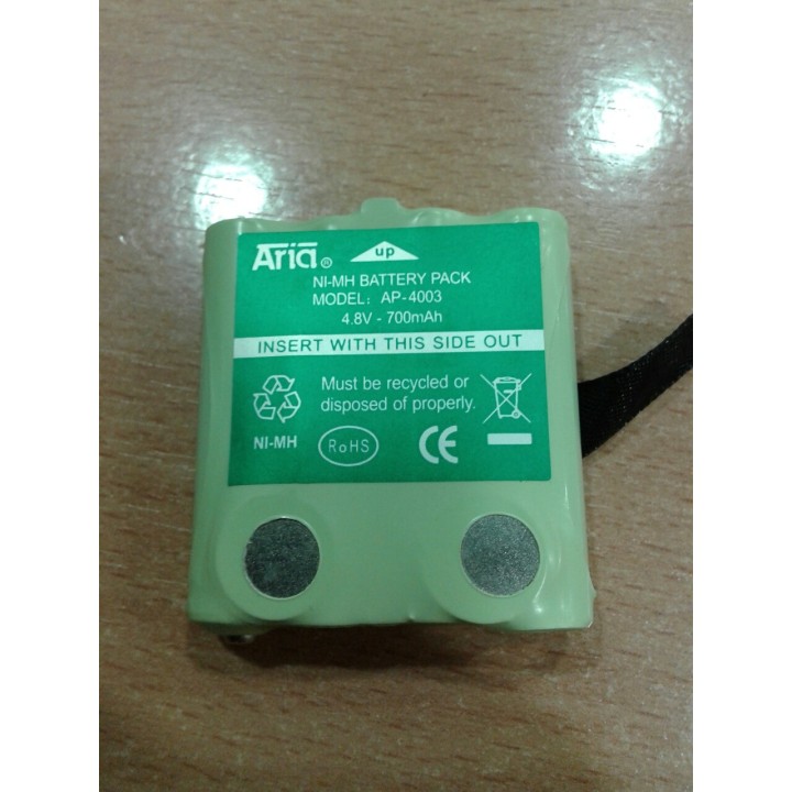 AP-4003-H - BATERÍA PARA MOTOROLA PMR T5/T6/T7/T8, 4.8 V., 700 MAH, NI-MH.