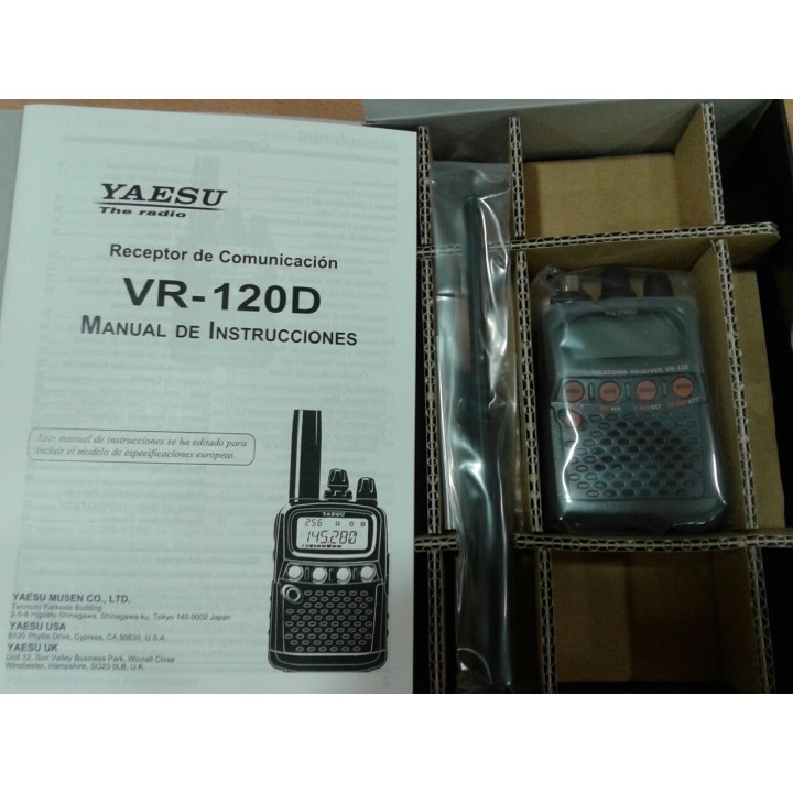 VR-120 - ESCÁNER YAESU VR-120