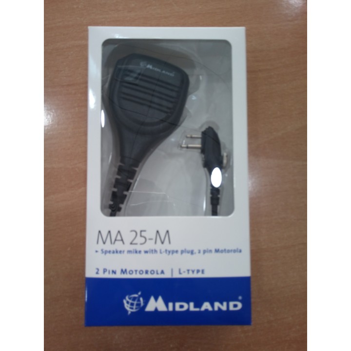 MIDLAND MA-25 M Micrófono altavoz  G15/G18 & Motorola
