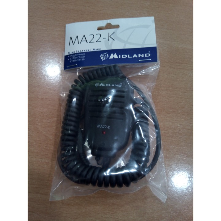 MIDLAND MA-22K Micrófono- altavoz de mano con PTT (KENWOOD)