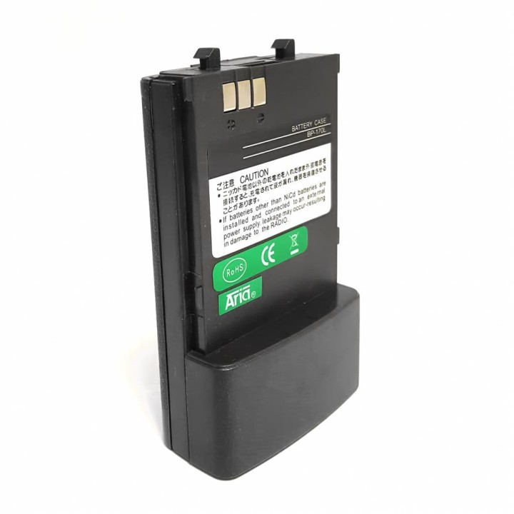 BP-170-L - PORTAPILAS COMPATIBLE CON ICOM IC-W32A/E, IC-T7H, IC-T22A/E, IC-42A/E