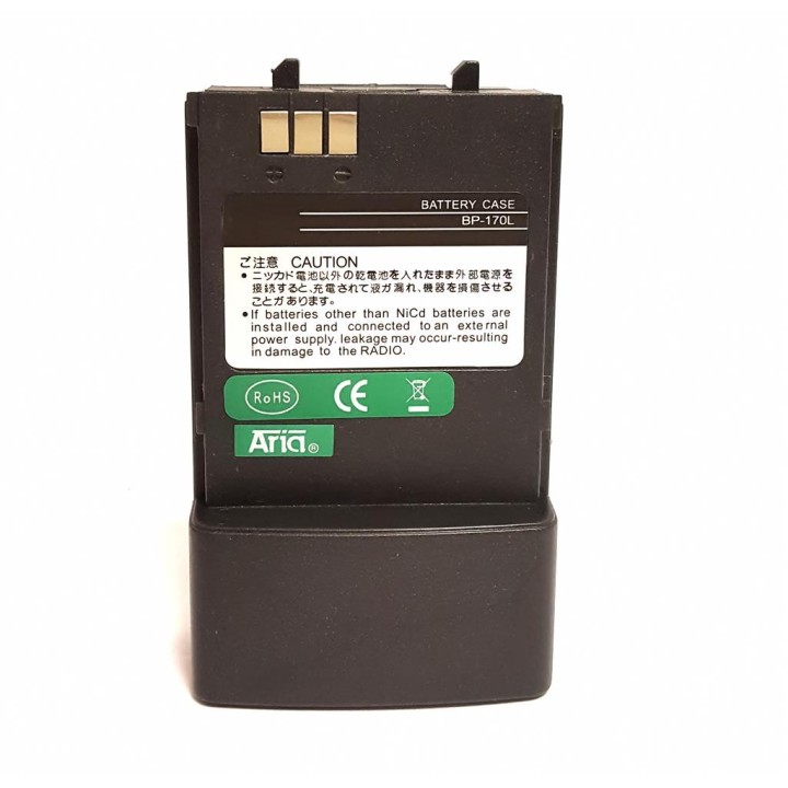 BP-170-L - PORTAPILAS COMPATIBLE CON ICOM IC-W32A/E, IC-T7H, IC-T22A/E, IC-42A/E