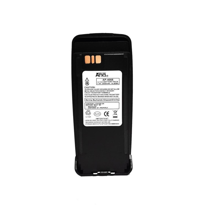 AP-4066-LI - BATERÍA PARA MOTOROLA DMR MOTOROLA, SERIES DIGITALES DP-3400/3401/3600/3601, 7.4 V., 2000 MAH, LI-ION.