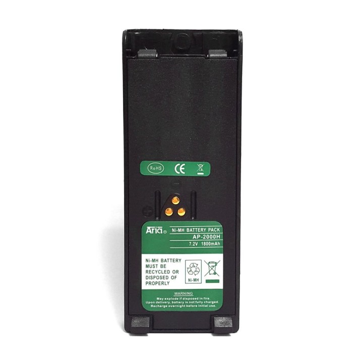 AP-2000-H - BATERÍA PARA MOTOROLA GP-900/GP-1200/HT-1000/PTX-1200/MT-2000/MTX-2000/8000/9000/838, 7.2 V., 1800 MAH, NI-MH.