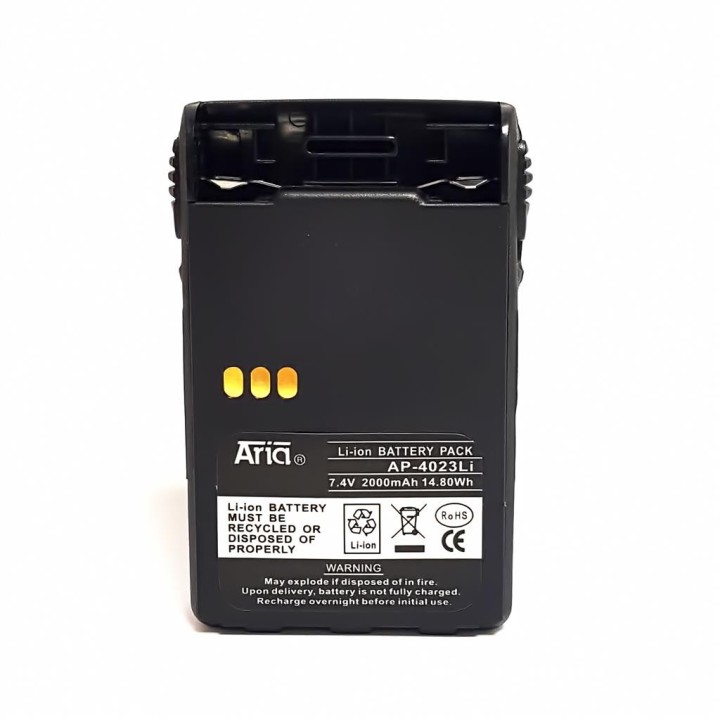 AP-4023-LI - BATERÍA PARA MOTOROLA PRO ELITE 5150/GP-328/GP-344-PLUS/GP-388/ 7.4 V., 1800 MAH, LI-ION.