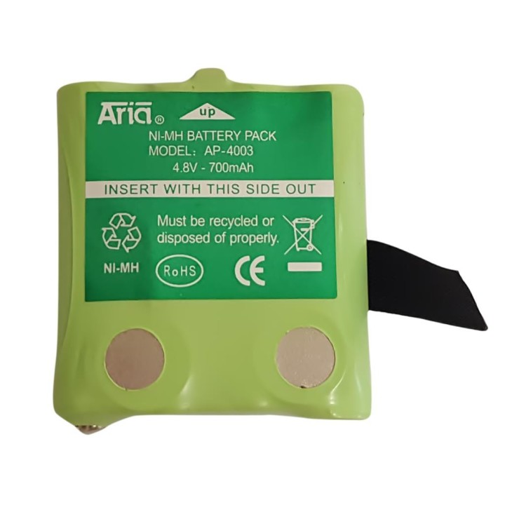 AP-4003-H - BATERÍA PARA MOTOROLA PMR T5/T6/T7/T8, 4.8 V., 700 MAH, NI-MH.