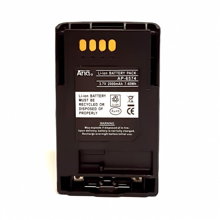 AP-6574-LI - BATERÍA PARA MOTOROLA MTP-850, 3.7 V., 2000 MAH, LI-ION.