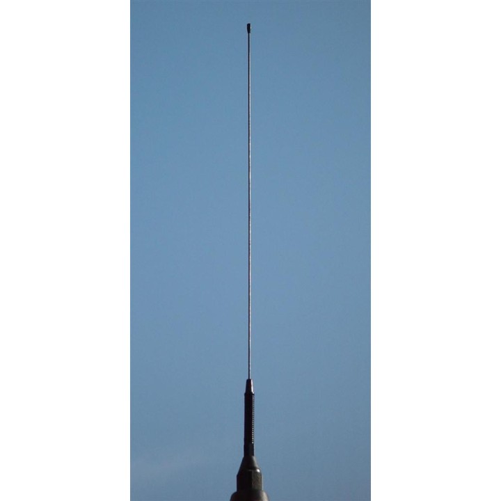 M150-GSA-CB - ANTENA VHF DE 1/4 ONDA CON MUELLE Y CONECTOR PL, EN NEGRO
