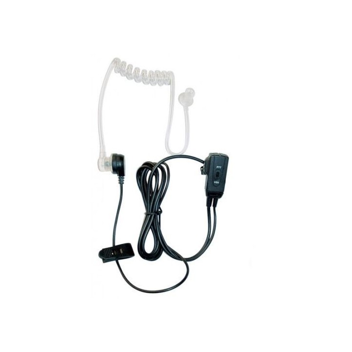 MIDLAND MA-31SX   Auricular de seguridad con tubo acústico (doble jack 90º) VOX/PTT