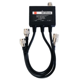 MX-3000-N - TRIPLEXOR 144-430-1200 MHZ. CON CABLES, CONECTORES PL (144) Y N (430-1200).