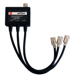 MX-2000 - TRIPLEXOR 50-144-430 MHZ. CON CABLES, CONECTORES PL (50-144) Y N (430).