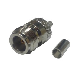 MT-2246-N - CONECTOR N HEMBRA CRIMPAR PARA RG-58