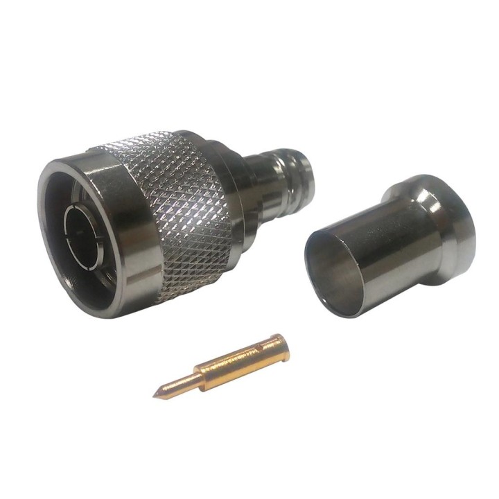 MT-2073-C - CONECTOR N MACHO PARA RG-213 Y SIMILARES. VERSIÓN CRIMPAR.