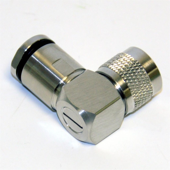 UG-594-TA - CONECTOR N MACHO PARA RG-213 Y SIMILARES. ACODADO