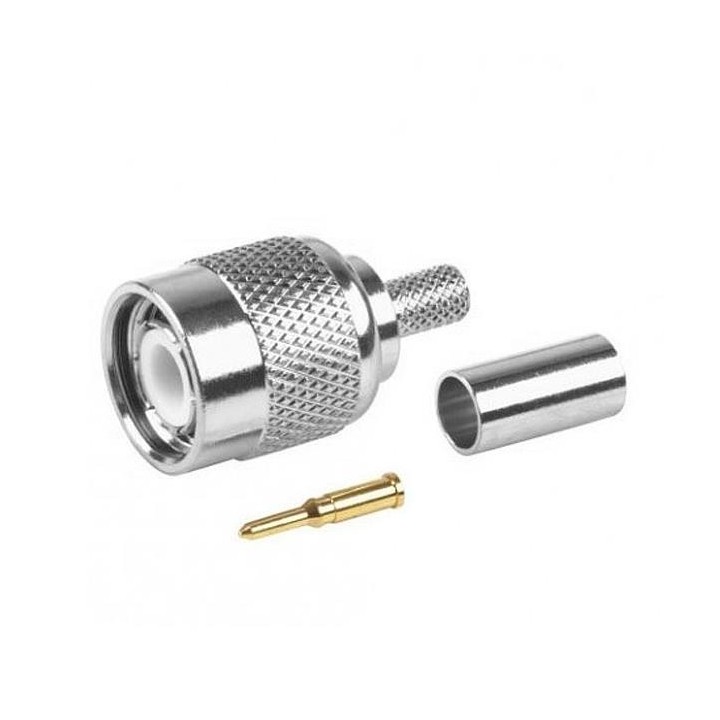 MT-1250 - CONECTOR TNC MACHO PARA RG-58. CRIMPAR