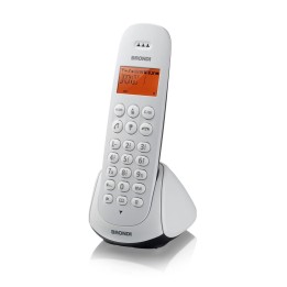 ADARA WHITE/BLACK - TELÉFONO INALÁMBRICO DECT CON DISPLAY RETROILUMINADO