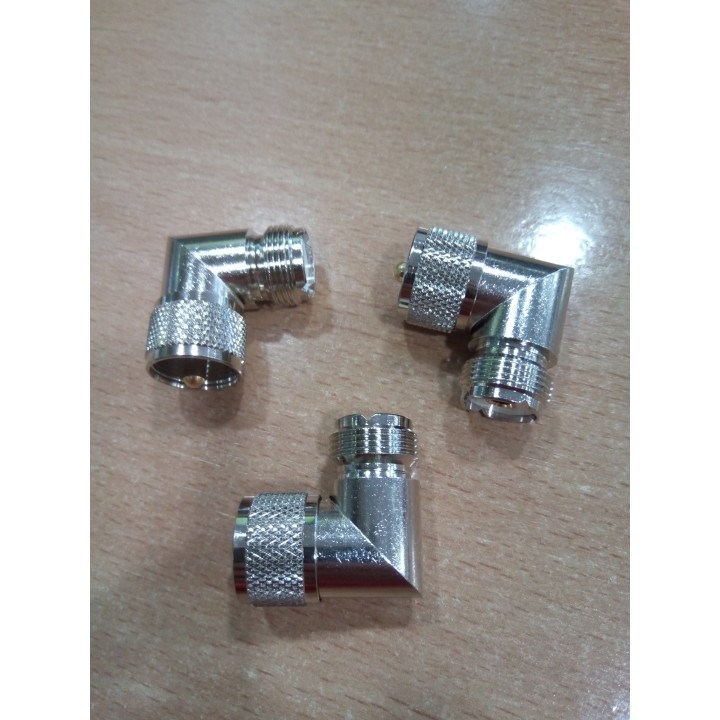 ADAPTADOR PL MACHO A PL HEMBRA ACODADO