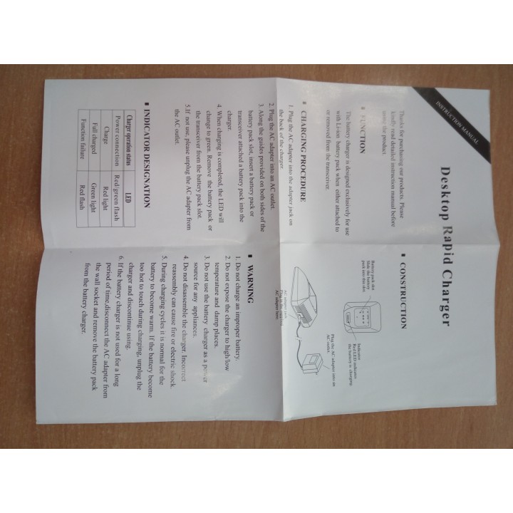 CARGADOR RÁPIDO PARA KENWOOD KNB-17-LI