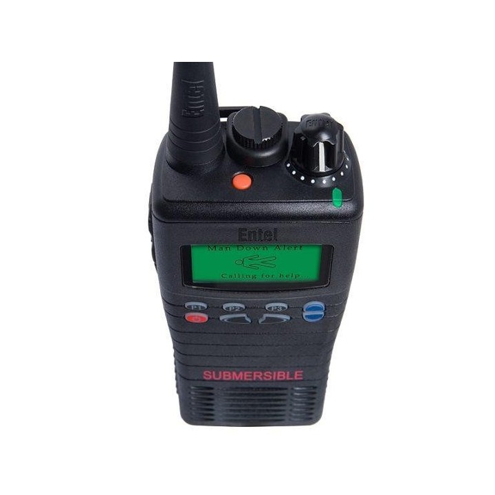 HT-715 - TRANSCEPTOR PORTÁTIL SUMERGIBLE VHF ENTEL HT715. IP-68. 66~88 MHZ.