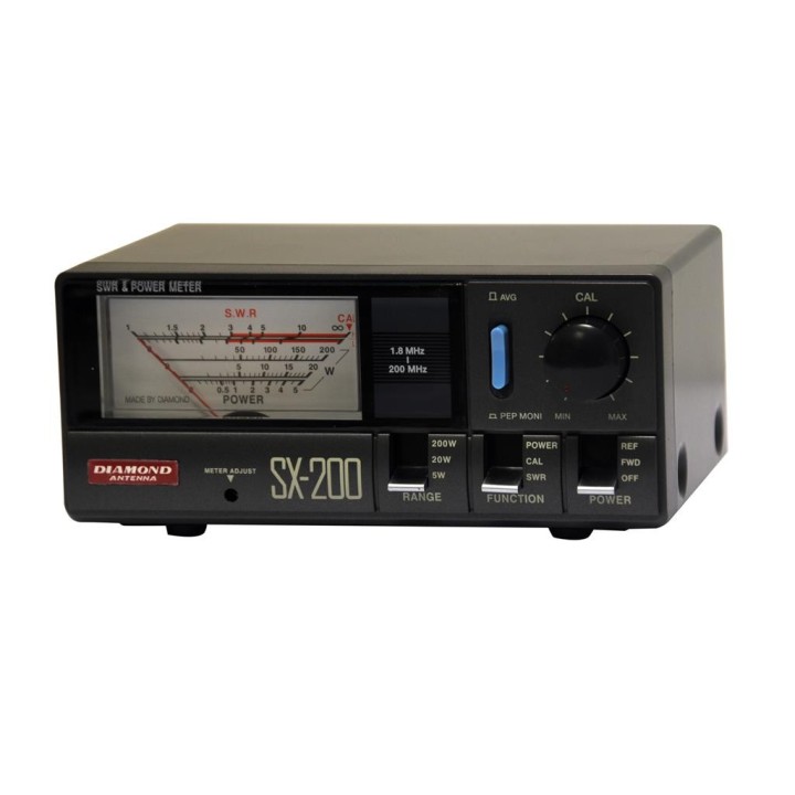 SX-200 - MEDIDOR R.O.E. Y WATÍMETRO DIAMOND  1.8-200 MHZ.