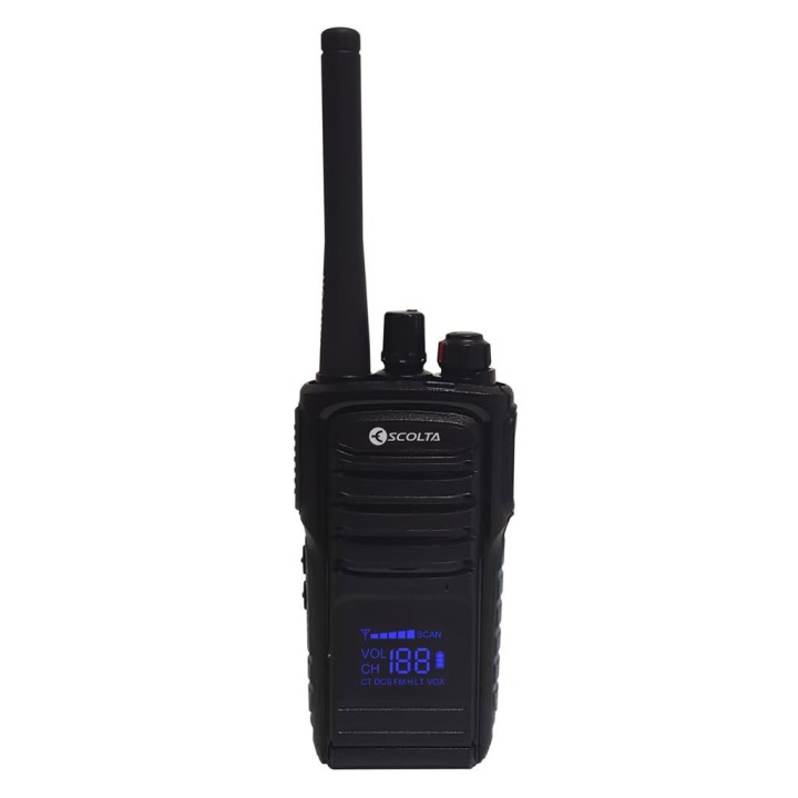RP-101 - TRANSCEPTOR PORTÁTIL ESCOLTA ALFA PMR446 CON DISPLAY OCULTO