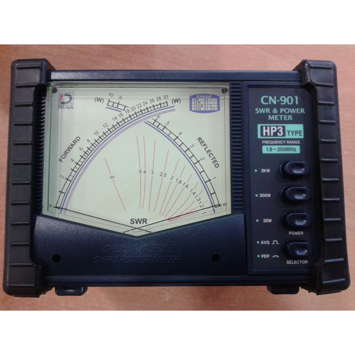 CN-901-HP3 - MEDIDOR R.O.E. Y WATÍMETRO. 1.8-200 MHZ., MAX. POT: 3 KW.
