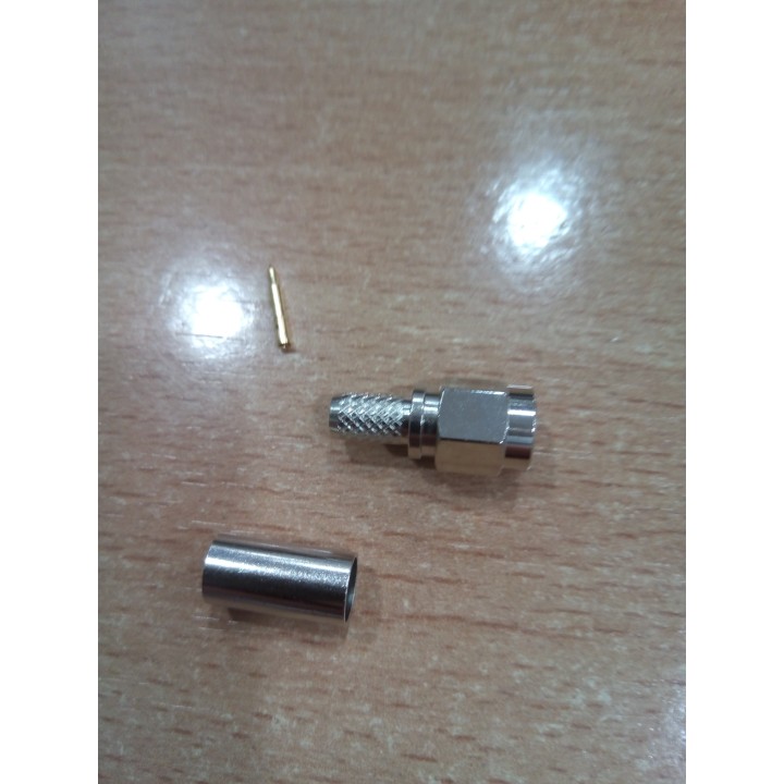 MT-2093-A - CONECTOR SMA MACHO PARA RG-58 Y SIMILARES. VERSIÓN CRIMPAR.