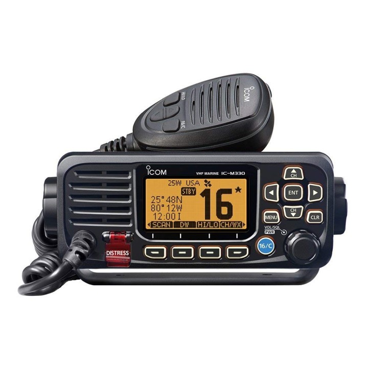 ICom IC-M330 blanca, emisora marina VHF