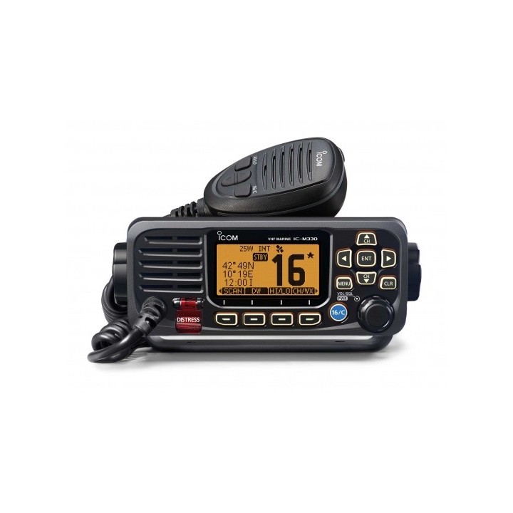 ICom IC-M330 blanca, emisora marina VHF