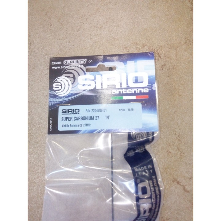 Antena SIRIO SUPER CARBONIUM 27