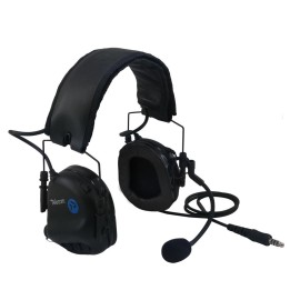 CD-DF-3 - CASCO DIADEMA PROFESIONAL PARA WALKIE CON PROTECCIÓN AUDITIVA