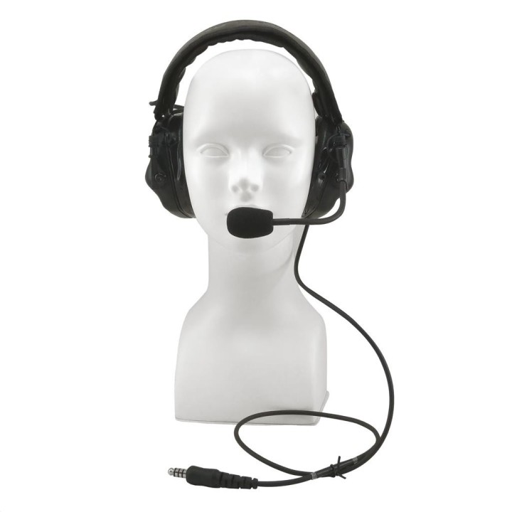 CD-DF-3 - CASCO DIADEMA PROFESIONAL PARA WALKIE CON PROTECCIÓN AUDITIVA