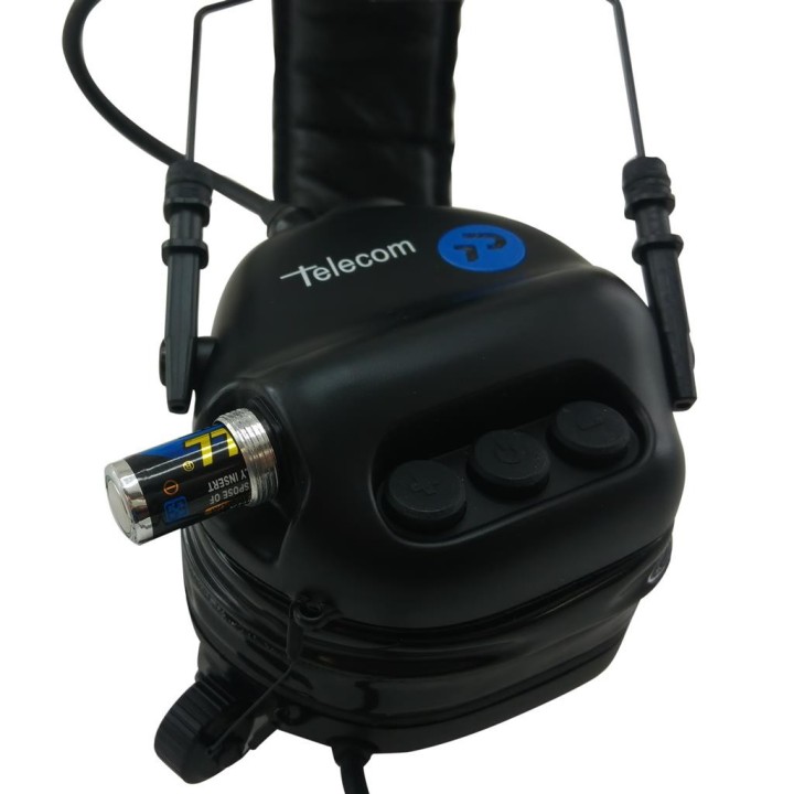 CD-DF-3 - CASCO DIADEMA PROFESIONAL PARA WALKIE CON PROTECCIÓN AUDITIVA