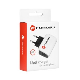 Cargador de RED IPHONE 5/6/6s/6 Plus/7/7Plus/8/8Plus/X con cable USB desmontable FORCELL