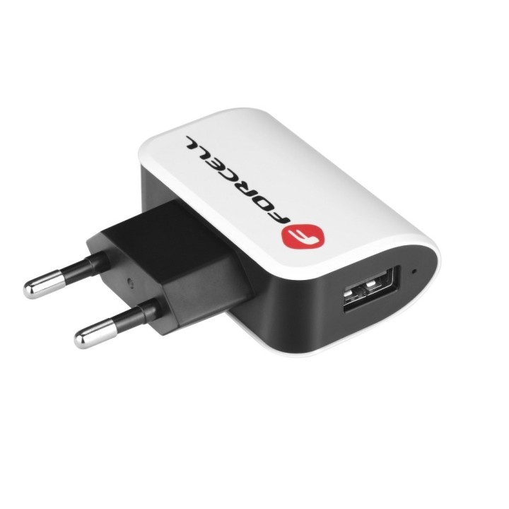 Cargador de RED IPHONE 5/6/6s/6 Plus/7/7Plus/8/8Plus/X con cable USB desmontable FORCELL