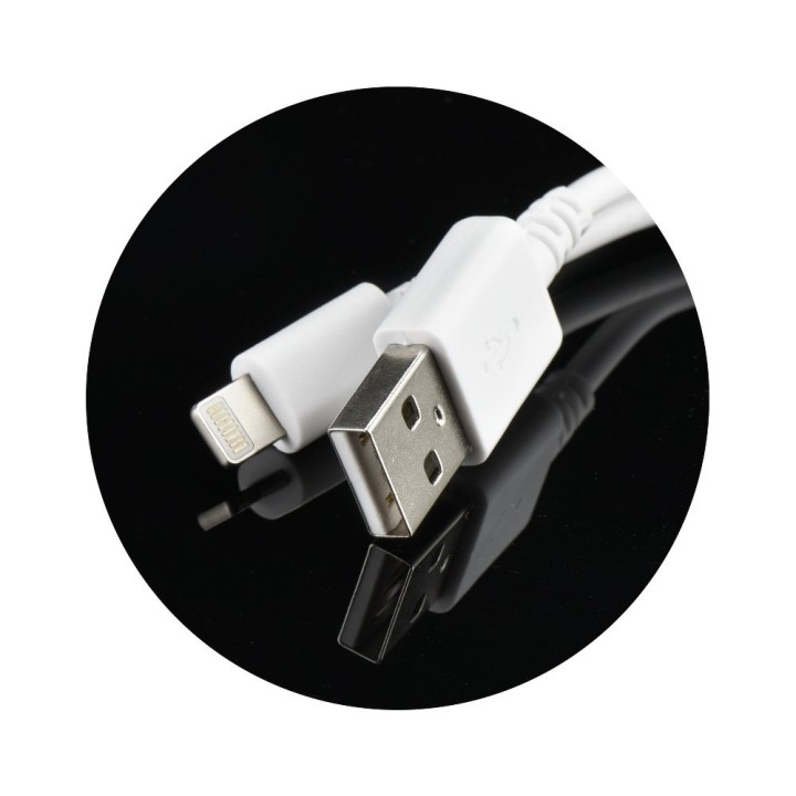 Cargador de RED IPHONE 5/6/6s/6 Plus/7/7Plus/8/8Plus/X con cable USB desmontable FORCELL