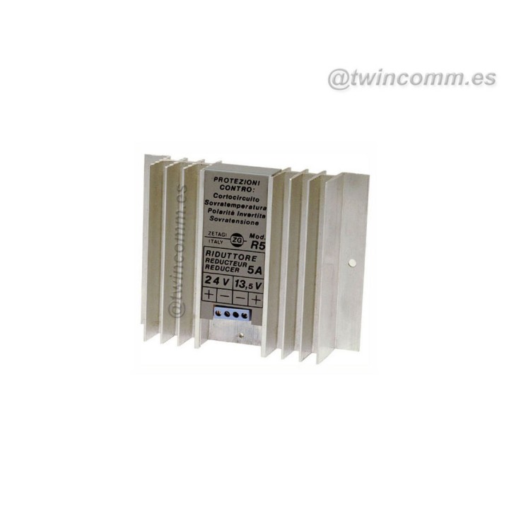 ZETAGI R5 REDUCTOR DE TENSIÓN 24 -12V / 5 Amp