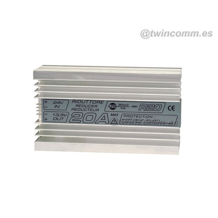 ZETAGI R20 REDUCTOR DE TENSION 24-12V 20 Amp