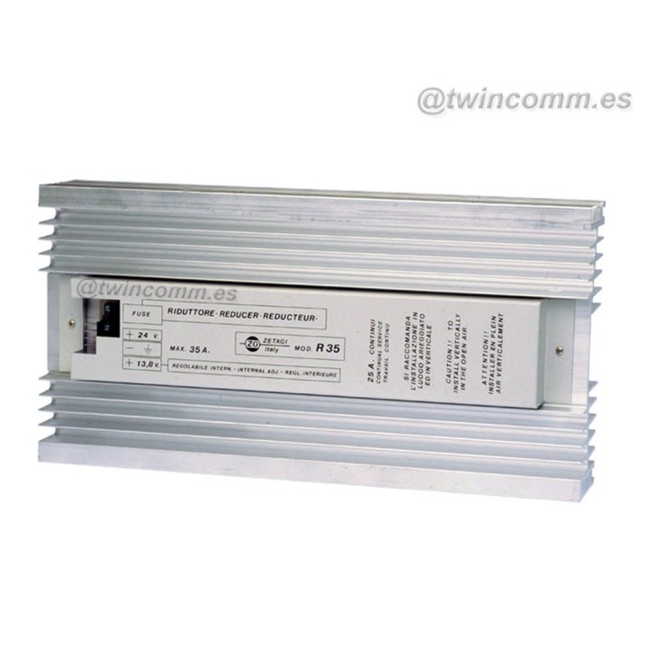 ZETAGI R35 REDUCTOR DE TENSIÓN 24 -12V / 35 Amp