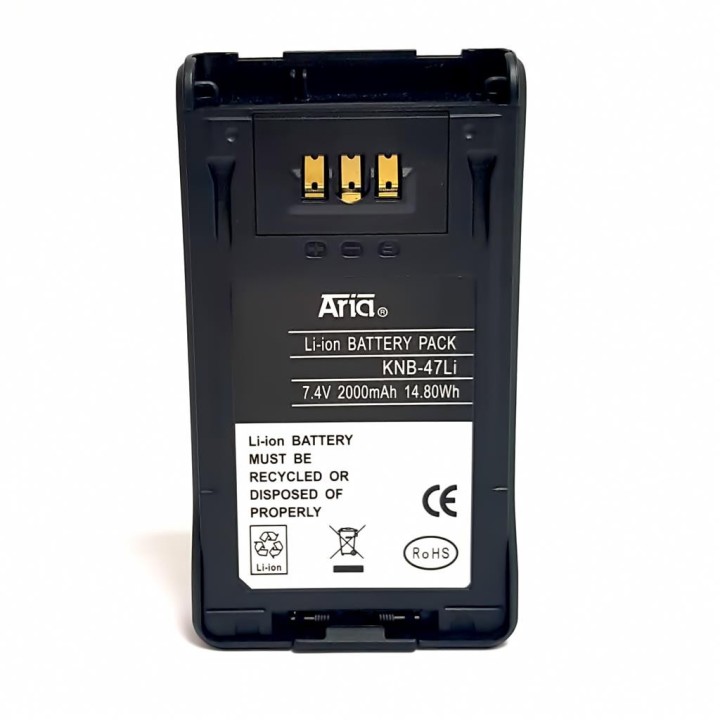 KNB-47-LI - BATERÍA PARA KENWOOD NX-200 / NX-300, 7.4 V., 2000 MAH.