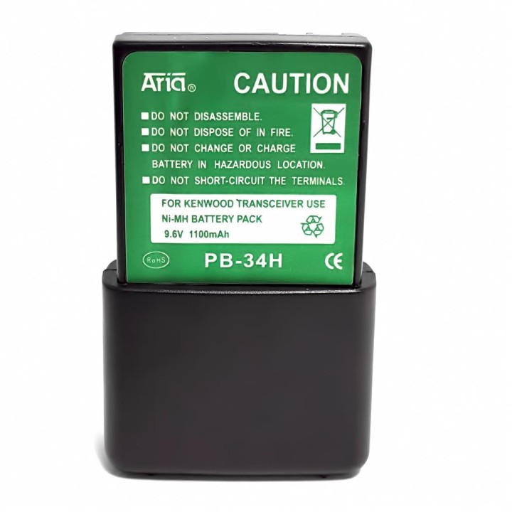 PB-34-H - BATERÍA PARA KENWOOD TH-22 / 42AT, TH-79, TK-208 / 308, 9.6 V., 1100 MAH, NI-MH.