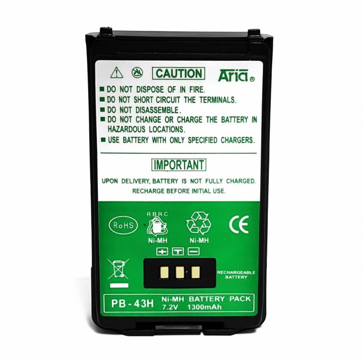 PB-43-H - BATERÍA PARA KENWOOD TH-K2 / K4, 7.2 V., 1300 MAH, NI-MH.