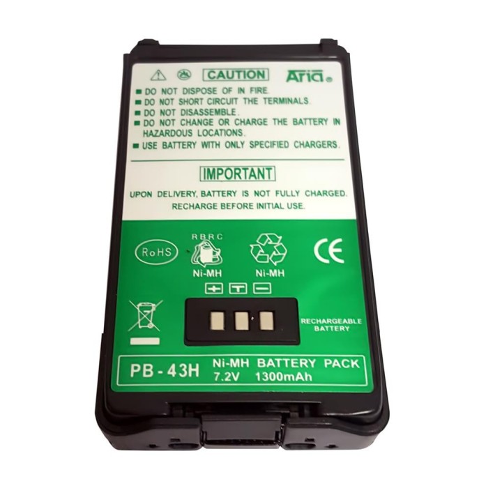 PB-43-H - BATERÍA PARA KENWOOD TH-K2 / K4, 7.2 V., 1300 MAH, NI-MH.