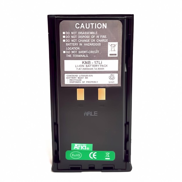 KNB-17-LI - BATERÍA PARA KENWOOD TK-280 / 380/ 480 / 481, 7.4 V., 1800 MAH, LI-ION.