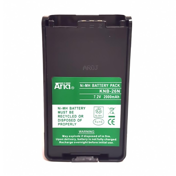 KNB-26-H - BATERÍA PARA KENWOOD TK-2140/2160/2170/3140/3160/3170/3173, 7.2 V., 2000 MAH, NI-MH.