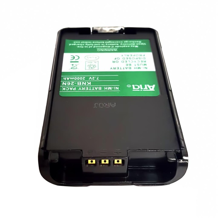 KNB-26-H - BATERÍA PARA KENWOOD TK-2140/2160/2170/3140/3160/3170/3173, 7.2 V., 2000 MAH, NI-MH.