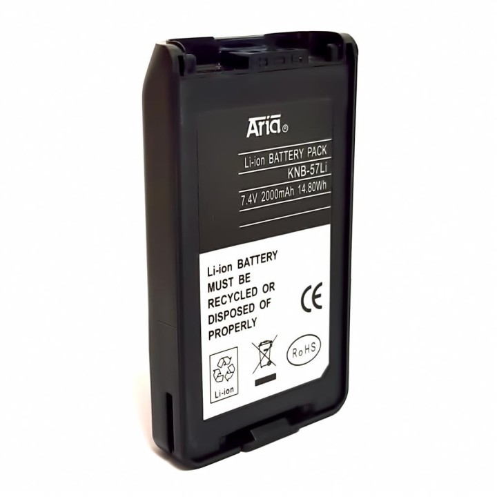 KNB-57-LI - BATERÍA PARA KENWOOD TK-3140/3160, 7.4 V., 2000 MAH, LI-ION.