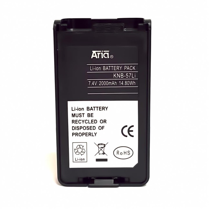 KNB-57-LI - BATERÍA PARA KENWOOD TK-3140/3160, 7.4 V., 2000 MAH, LI-ION.