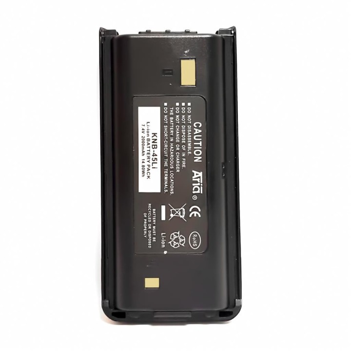 KNB-45-LI - BATERÍA PARA KENWOOD TK-3201/3301, 7.4 V., 1800 MAH, LI-ION.